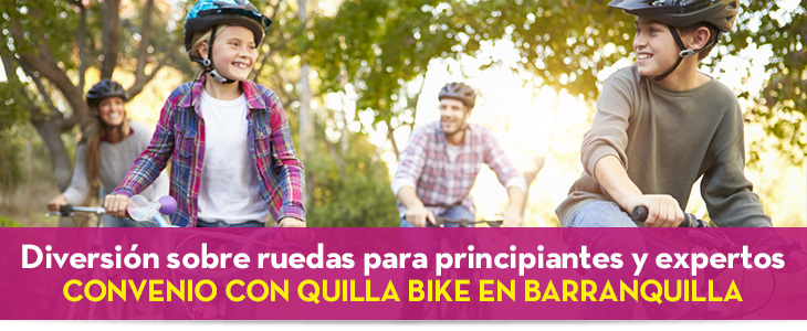 Diversin sobre ruedas para principiantes y expertos Convenio con Quilla Bike en Barranquilla