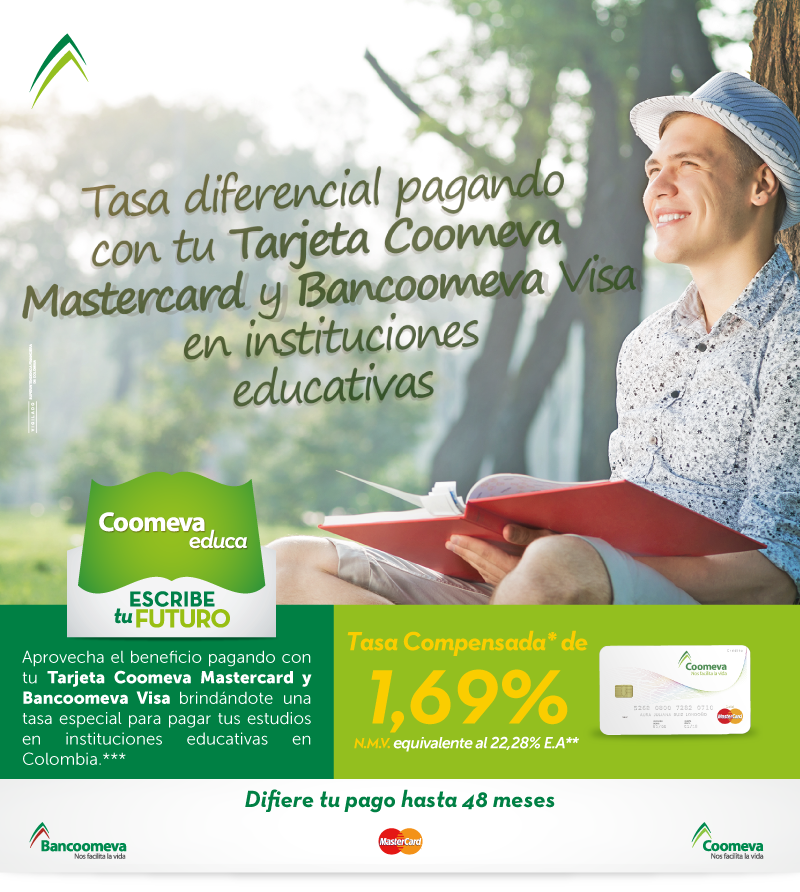 Tarjeta Coomeva Visa y Mastercard Tarjeta Coomeva Visa y Mastercard